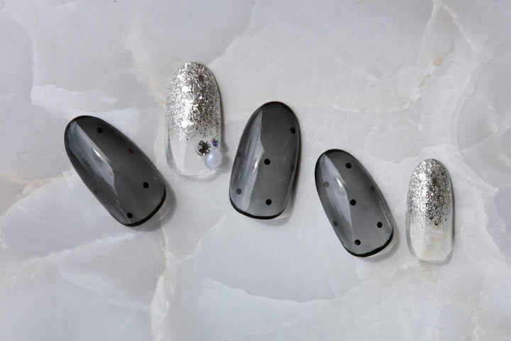 シースルーブラックドット
