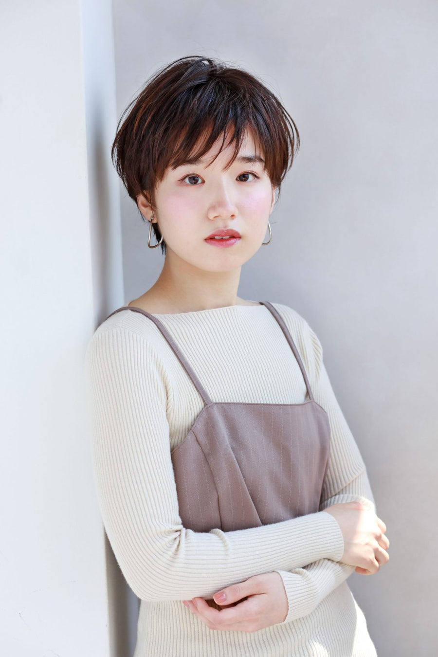 ニュアンスカラーショートヘア メイン画像