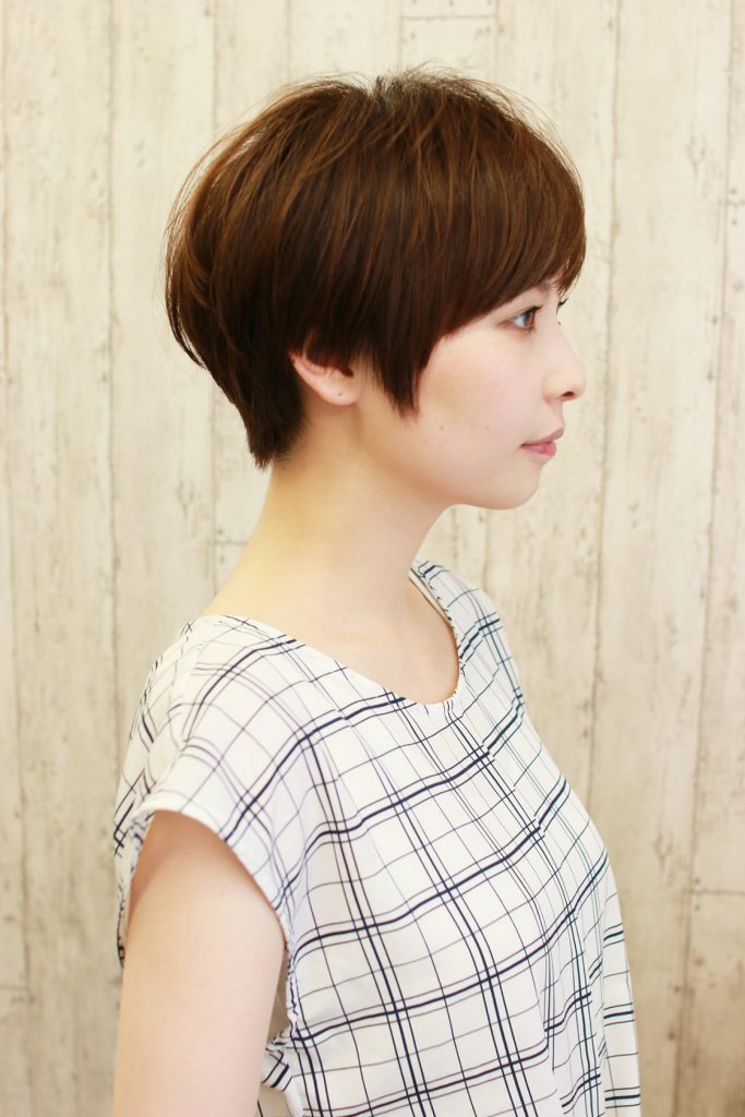 小顔マニッシュショート