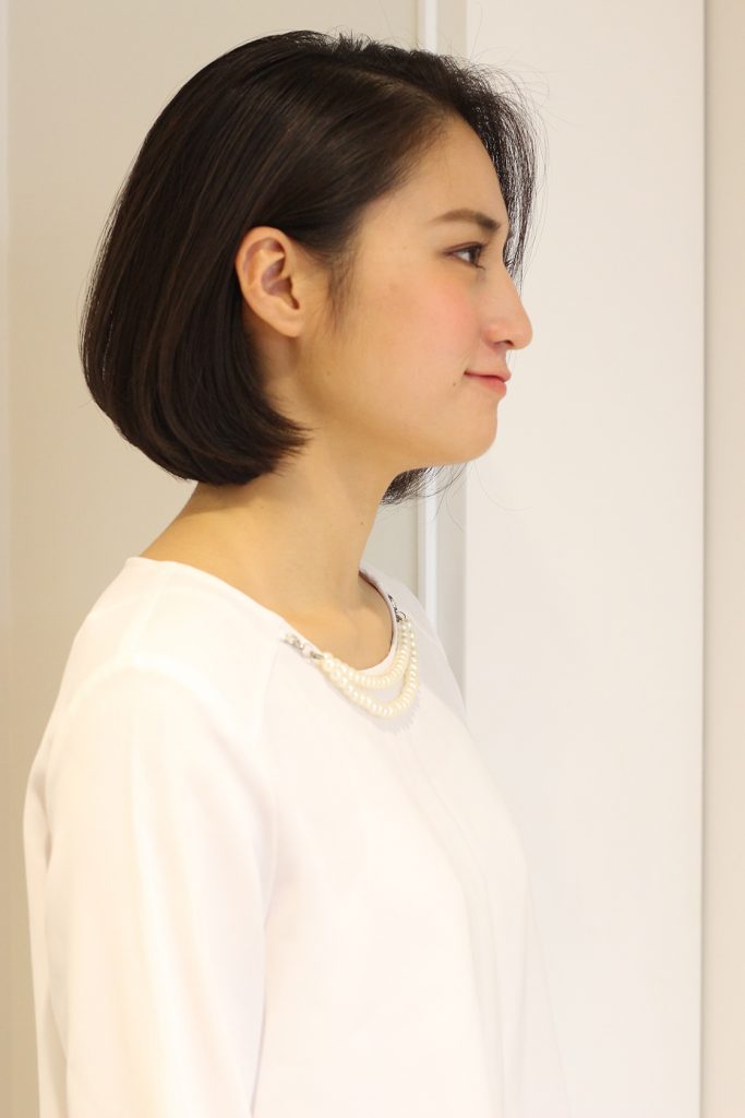 シンプルつやボブ