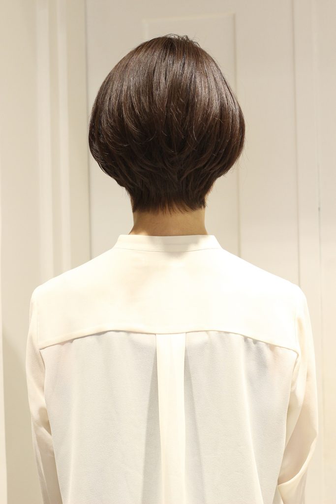 ななめバングショート