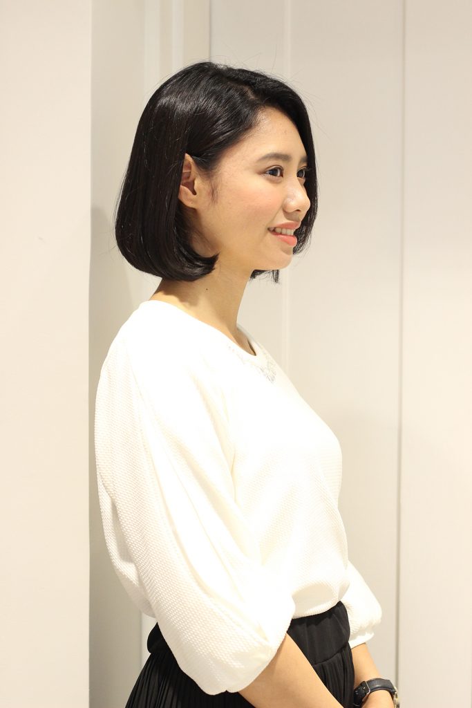 ナチュラルハイライトボブ