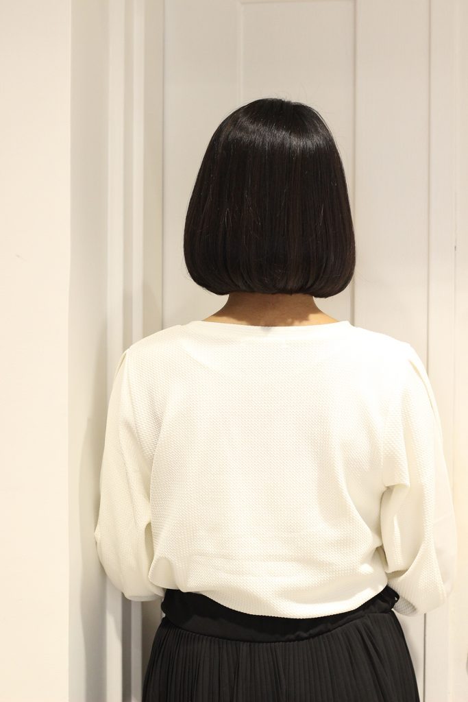 ナチュラルハイライトボブ