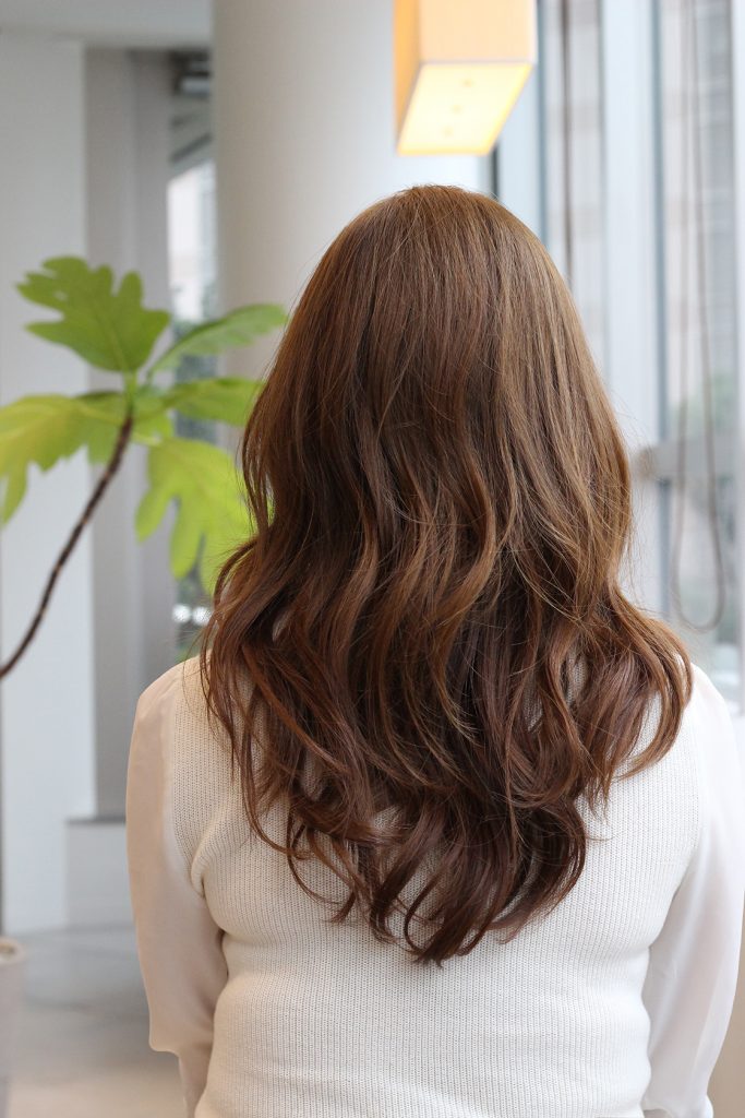 かわいいフェミニンロング