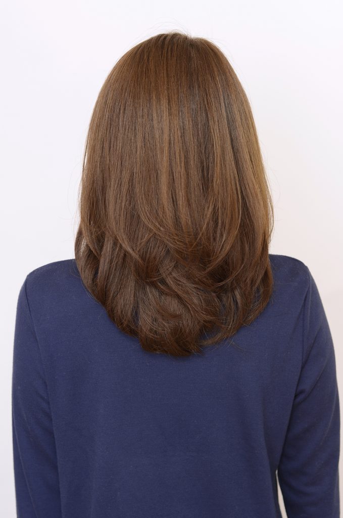 ツヤやかふんわりミディアム