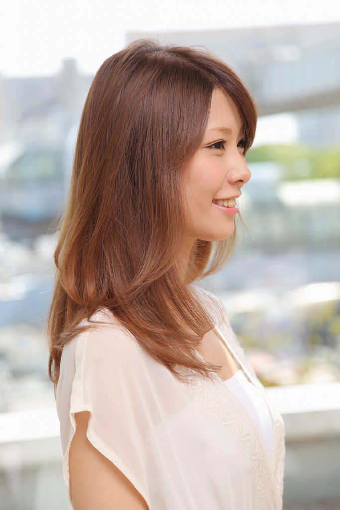 ナチュラルレイヤーストレート