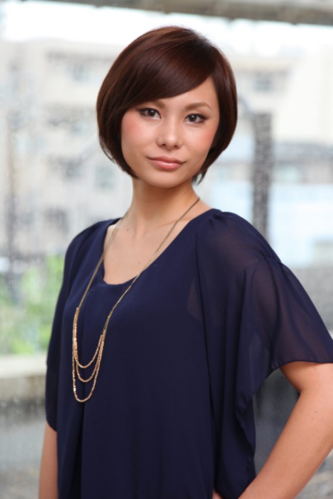 マロンショートボブ