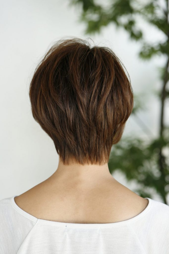 大人ショートボブ