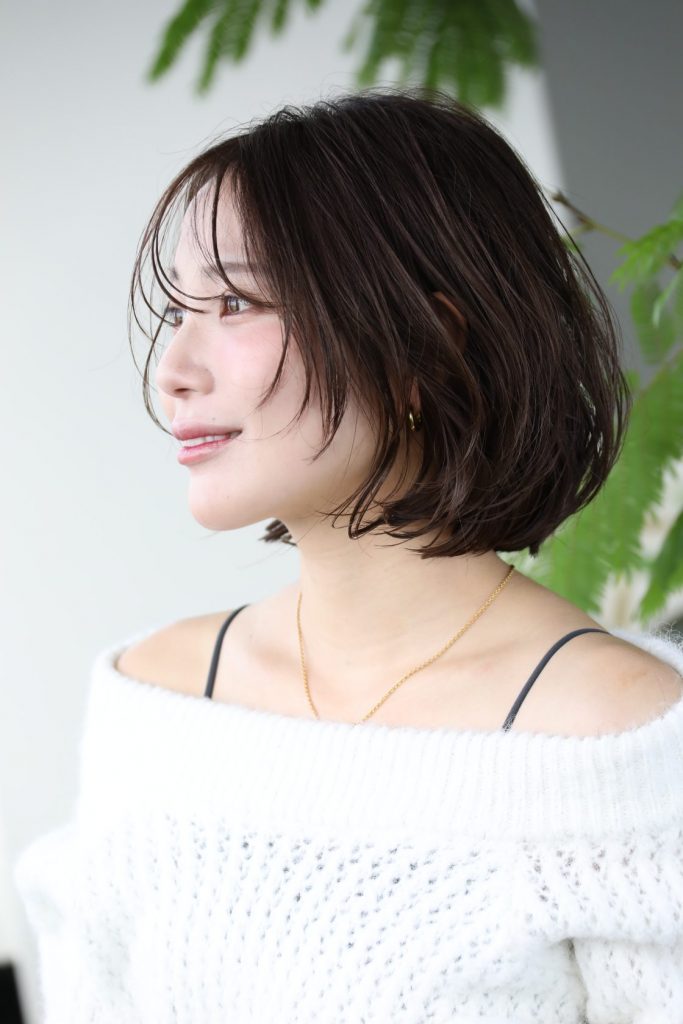 抜け感大人ボブ