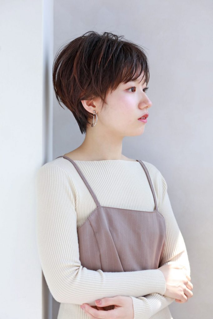 ニュアンスカラーショートヘア