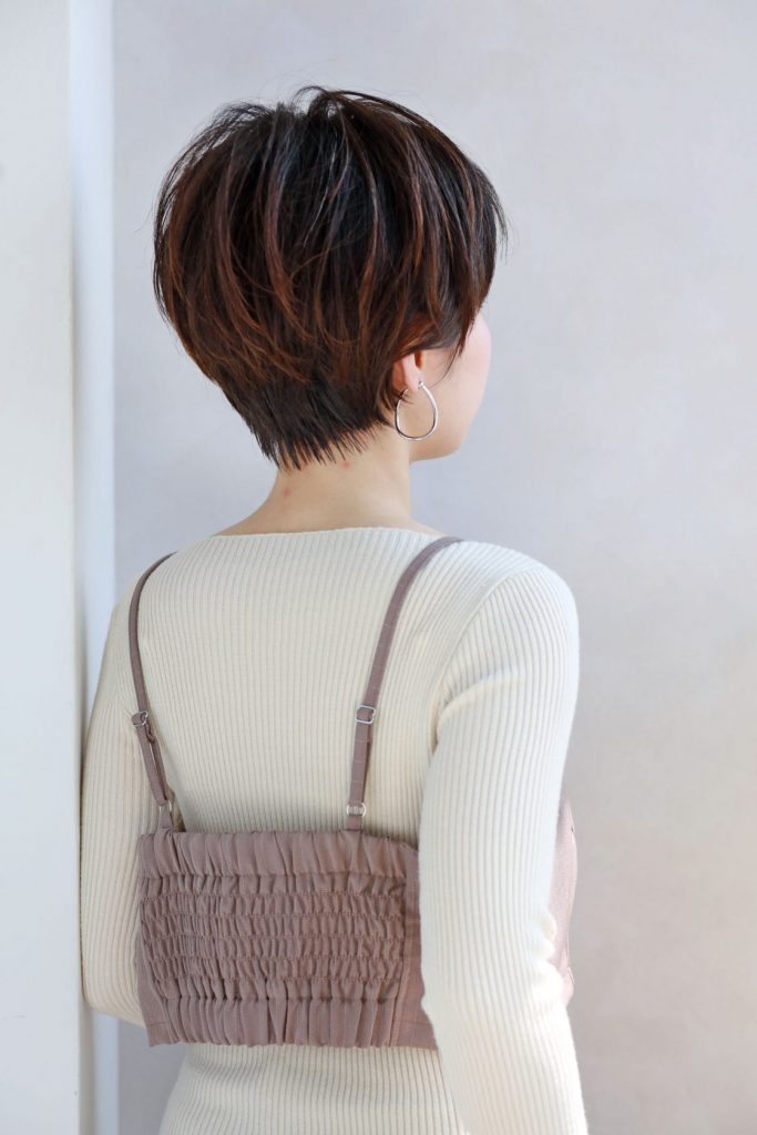 ニュアンスカラーショートヘア