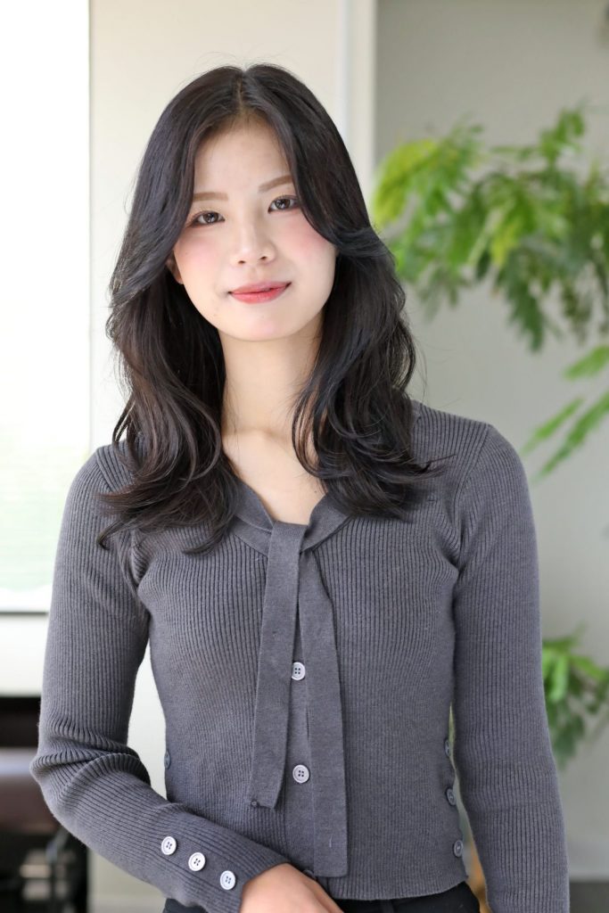 韓国風ミディアムヘア