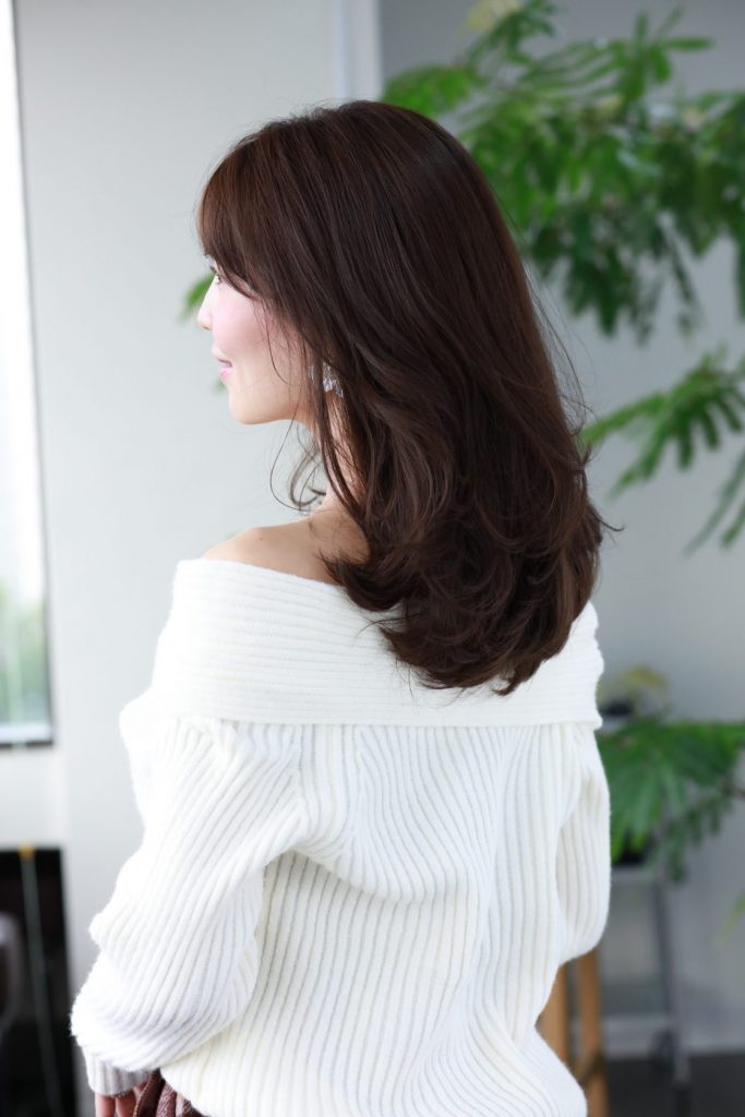 ゆるふわセミロング