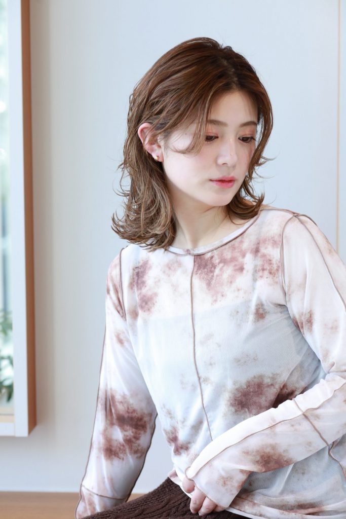 ミディアムアレンジスタイル