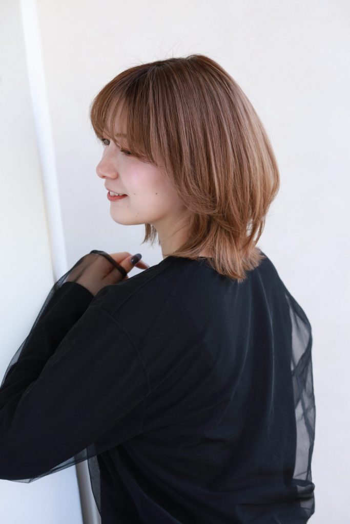 外ハネナチュラルミディ