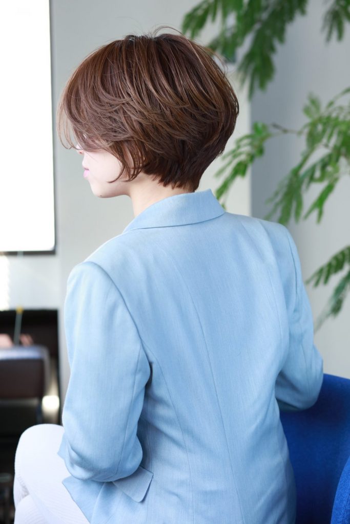 大人ショートボブ