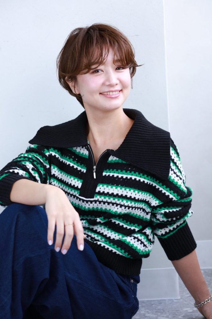 くせ毛風ショート