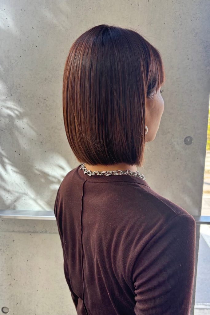 切りっぱなしボブ