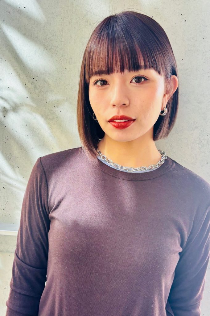 切りっぱなしボブ