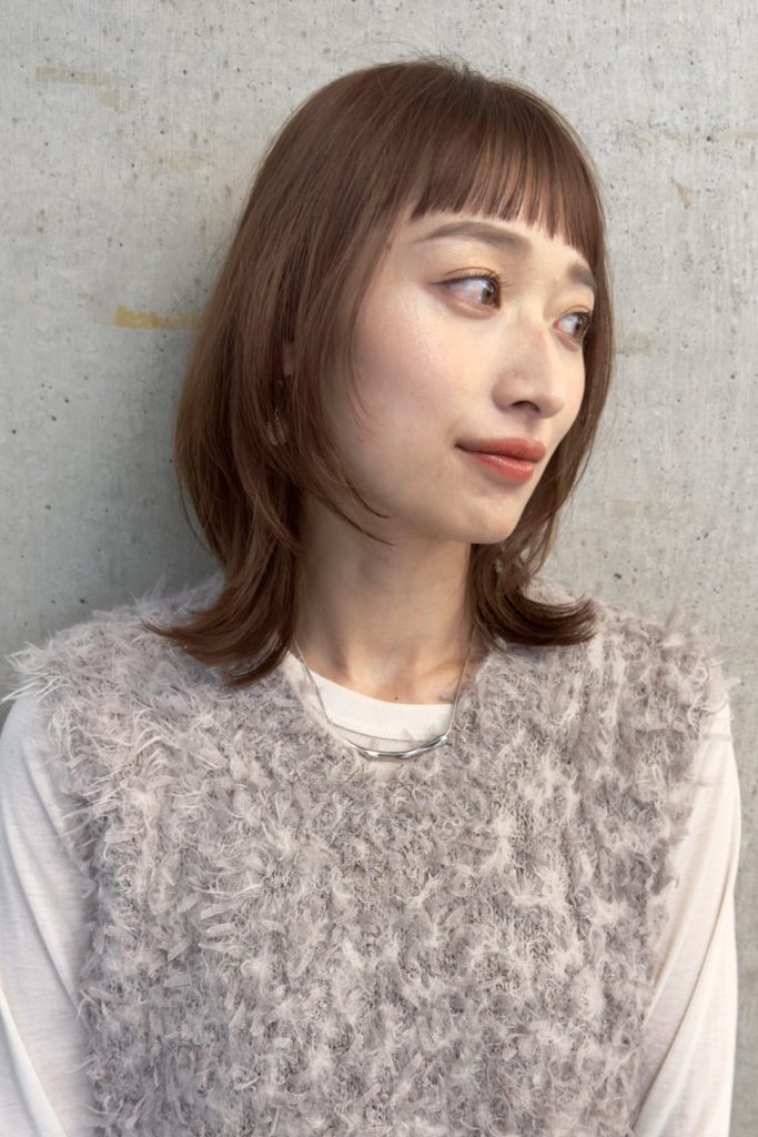 オン眉×レイヤーミディ