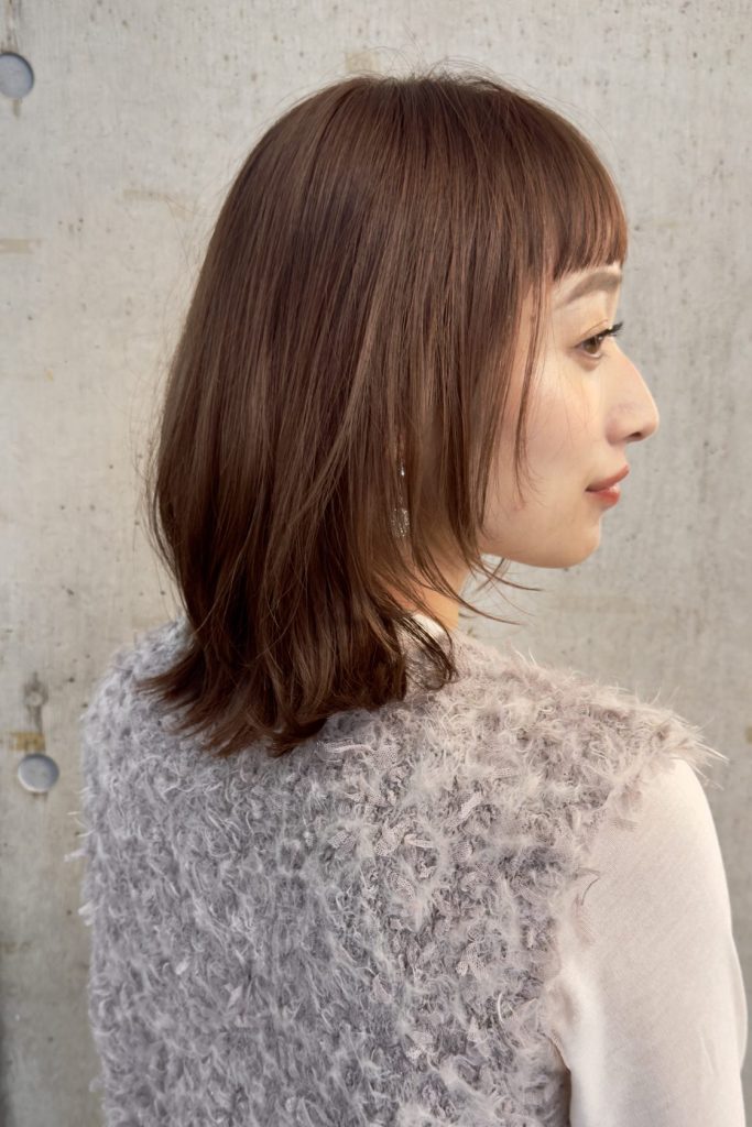 オン眉×レイヤーミディ