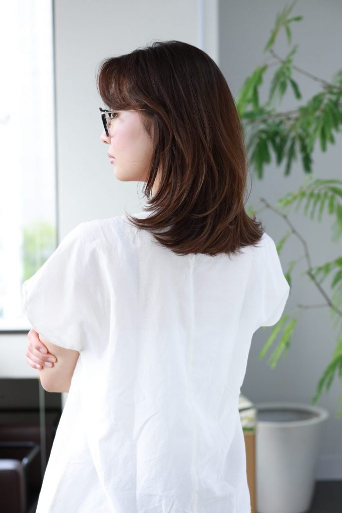 内巻きミディ
