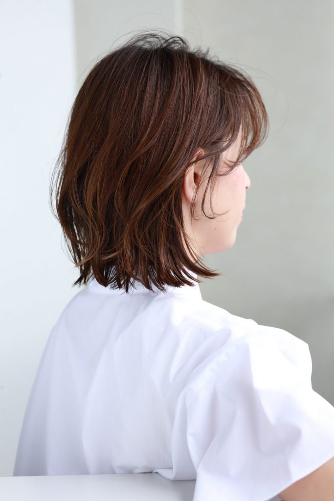 フェミニンレイヤーボブ