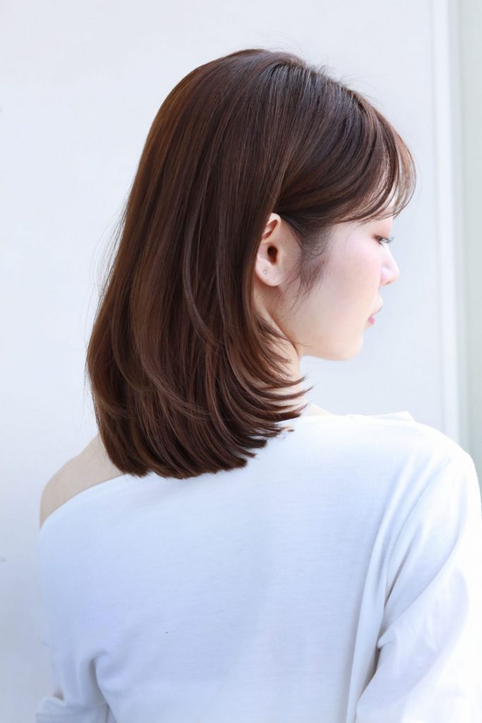 外ハネミディ